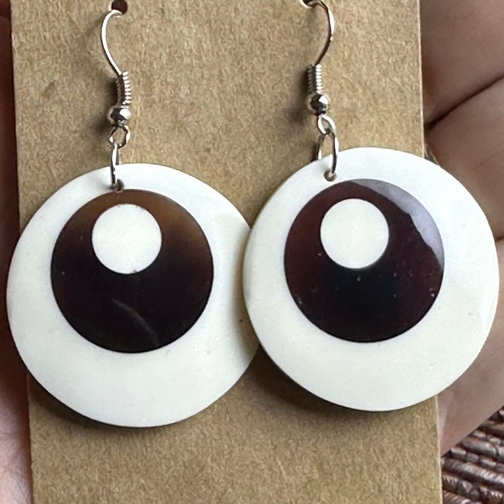 BOGO FREE Indie hippie ROUND BOHO EARRINGS